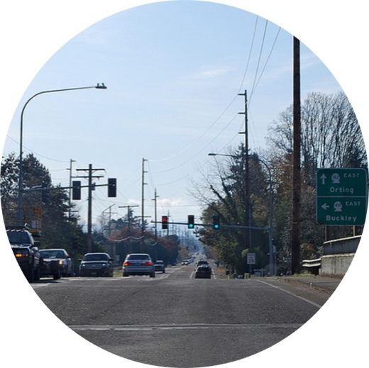 Intersection of SR162 and 410